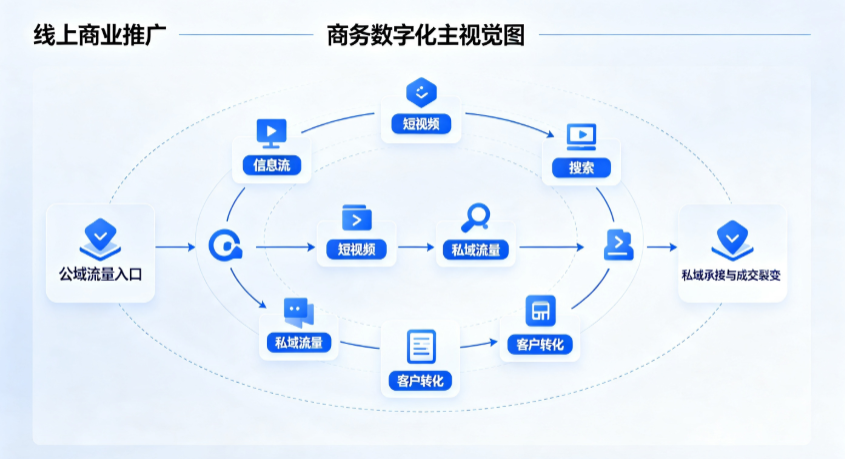 沁阳市线上商业推广怎么做？全域流量闭环搭建与低成本转化实战指南